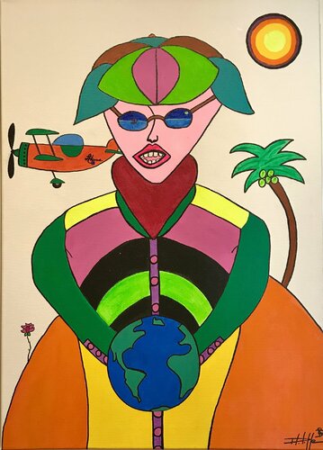 Tonio le baroudeur van Philippe Seigle, Schilderij te koop op Singulart