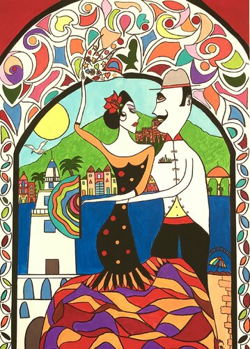 Románticos von Philippe Seigle, Malerei kaufen auf Singulart