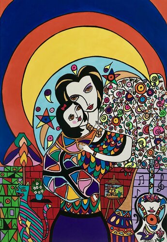 La tendresse van Philippe Seigle, Schilderij te koop op Singulart