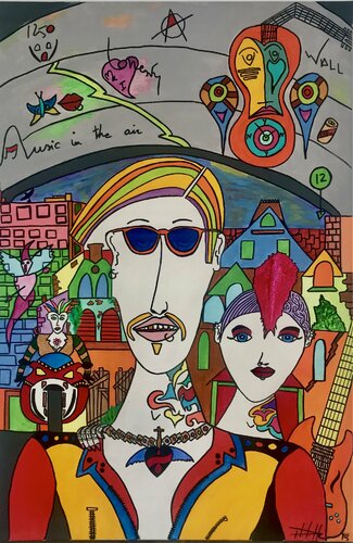 Punkilove von Philippe Seigle, Malerei kaufen auf Singulart