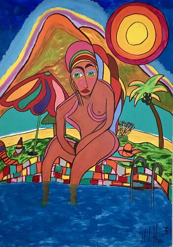 L’ennui by Philippe Seigle, Painting for Sale on Singulart