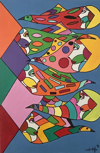 Ladybird van Philippe Seigle, Schilderij te koop op Singulart