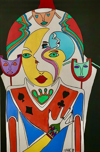 La comédie van Philippe Seigle, Schilderij te koop op Singulart