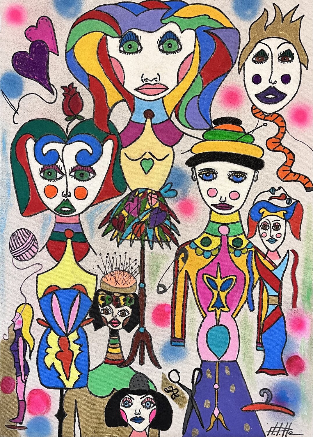 “La Styliste et ses Muses” Philippe Seigle