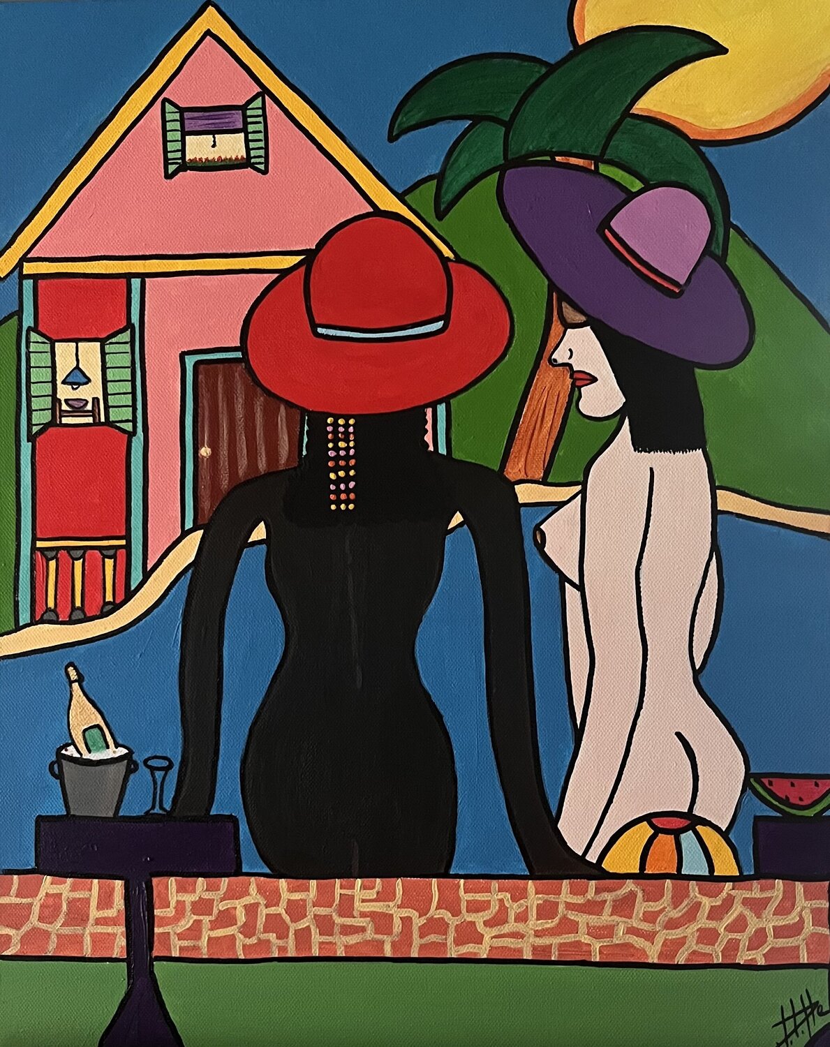 Les copines au soleil Philippe Seigle