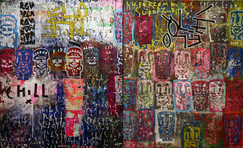 SuperZombies van Pierre Ziegler, Schilderij te koop op Singulart