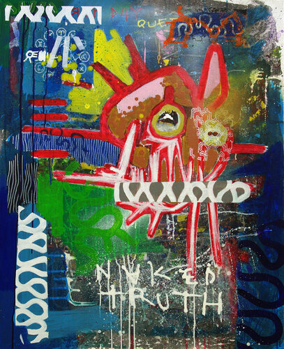 Naked lunch van Pierre Ziegler, Schilderij te koop op Singulart