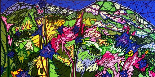 Twinflowers and Sphagnum Moss de David Tomlin, Pintura a la venta en Singulart