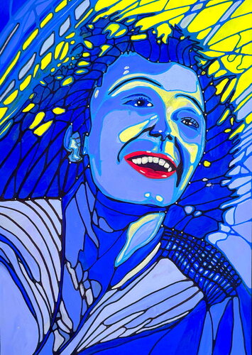 Piaf Vivante van David Tomlin, Schilderij te koop op Singulart