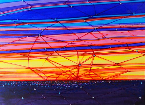 Georgian Bay Sunset par David Tomlin, Peinture en vente sur Singulart