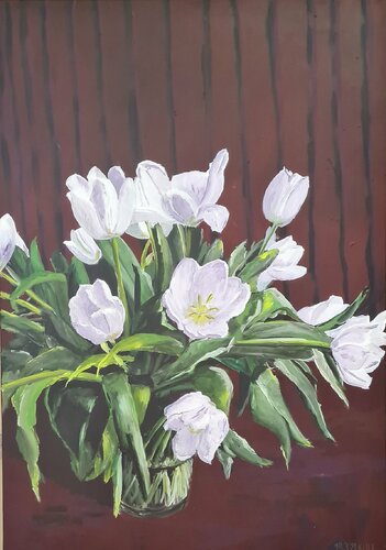 Tulpen von Ueli Kühni, Malerei kaufen auf Singulart