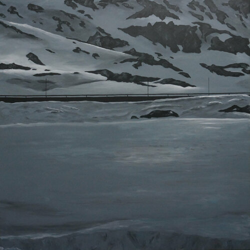 Gotthard Passhöhe par Ueli Kühni, Peinture en vente sur Singulart