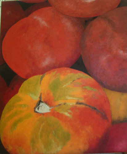 Tomaten di Ueli Kühni, Pittura in vendita su Singulart