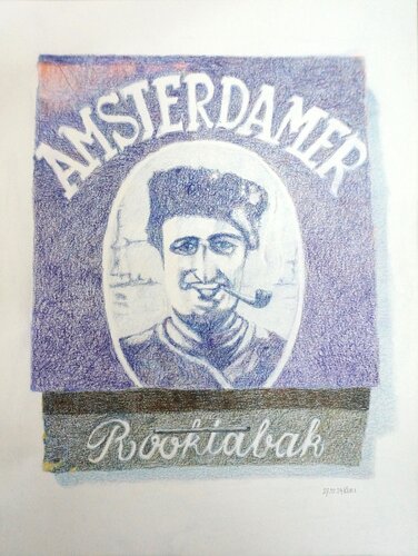 Briefchen Zündhölzer 3. "Amsterdamer" by Ueli Kühni, 소묘 for Sale on Singulart