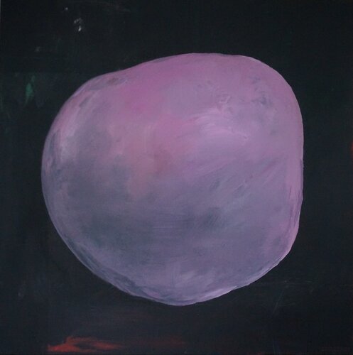 Nr. 240 (Pink Punkt) by Ueli Kühni, 油畫 for Sale on Singulart