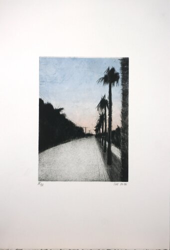 Silvia Kühni: Die blaue Stunde von Ueli Kühni, Druck kaufen auf Singulart