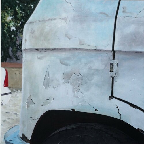 Microbus Kairo par Ueli Kühni, Peinture en vente sur Singulart