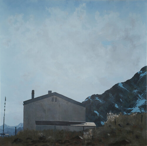 Fels und Schnee 5 by Ueli Kühni, 油畫 for Sale on Singulart