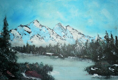 Spätwinterkitsch by Ueli Kühni, 油畫 for Sale on Singulart