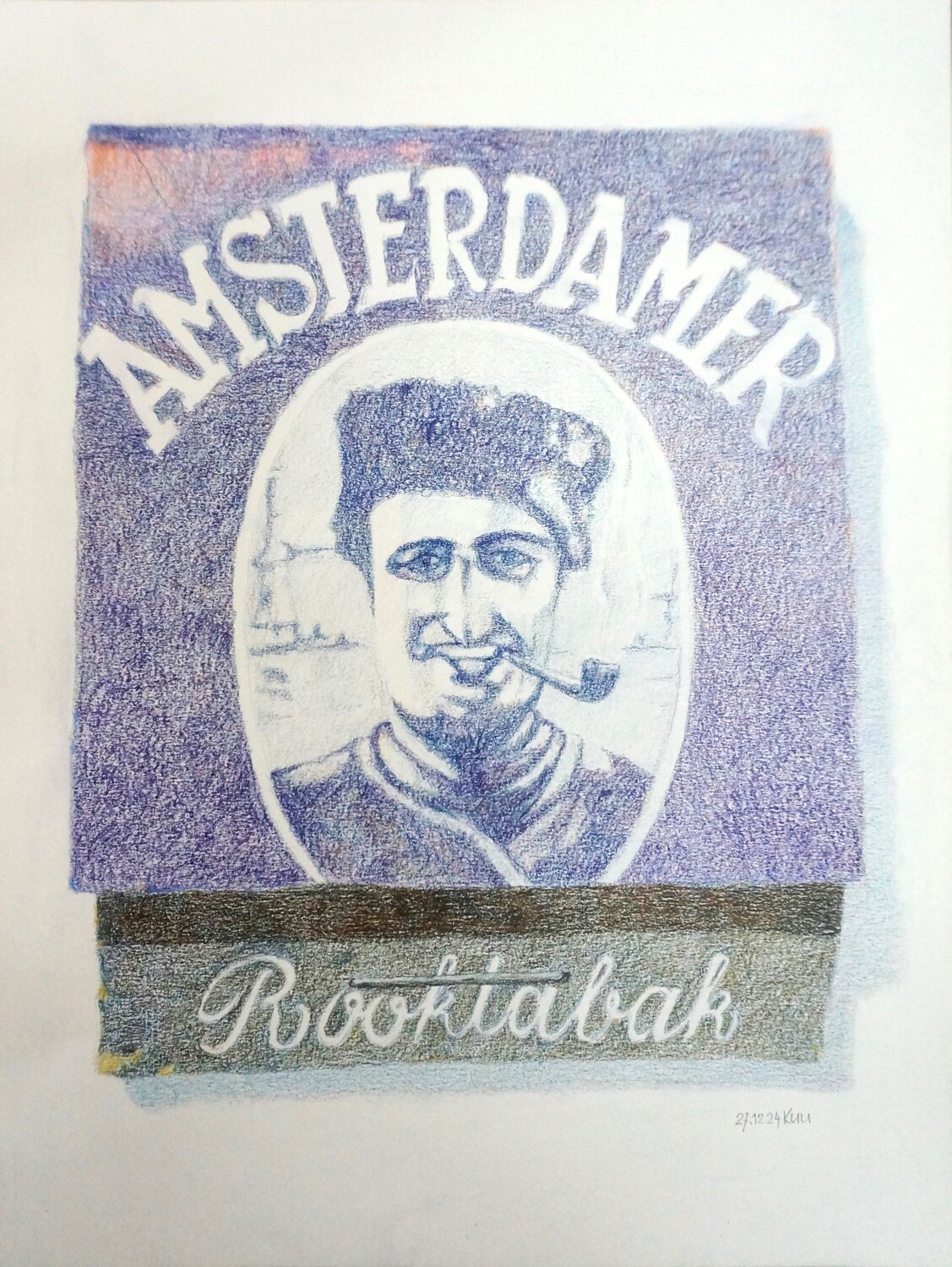 Briefchen Zündhölzer 3. "Amsterdamer" Ueli Kühni Zeichnungen zu verkaufen