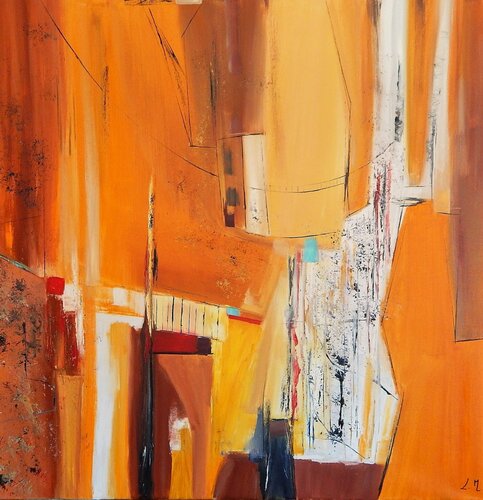 Couleurs Ocres de Venise by LYDIE MASSOU, 油畫 for Sale on Singulart