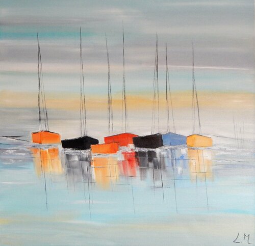 Holidays di LYDIE MASSOU, Pittura in vendita su Singulart