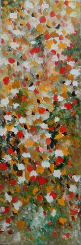 Les 4 saisons II by LYDIE MASSOU, 油畫 for Sale on Singulart