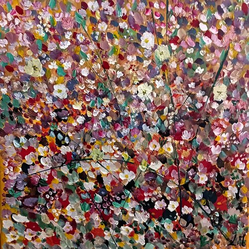 Fleurs d'été de LYDIE MASSOU, Pintura a la venta en Singulart