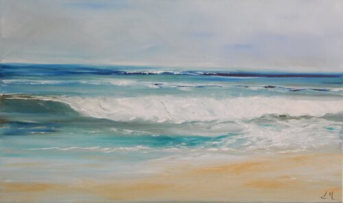 Dream Ocean by LYDIE MASSOU, 油畫 for Sale on Singulart