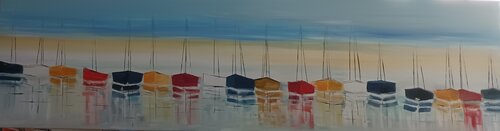 Poésie Marine van LYDIE MASSOU, Schilderij te koop op Singulart