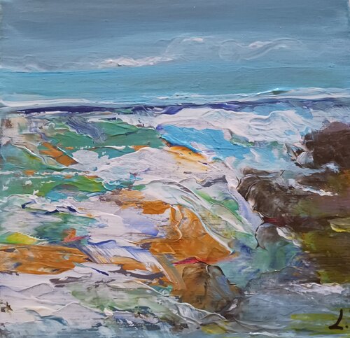 Côtes sauvages di LYDIE MASSOU, Pittura in vendita su Singulart
