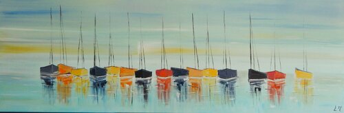 Un regard vers la mer by LYDIE MASSOU, Painting for Sale on Singulart