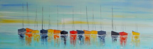 Un regard vers la mer by LYDIE MASSOU, Painting for Sale on Singulart
