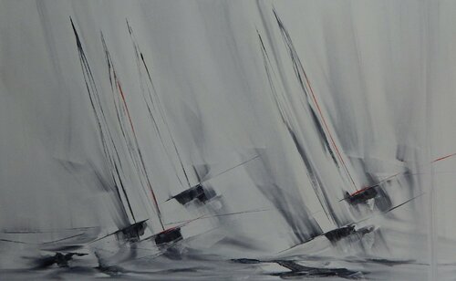 Figaro di LYDIE MASSOU, Pittura in vendita su Singulart