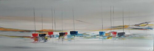 Au fil du temps di LYDIE MASSOU, Pittura in vendita su Singulart