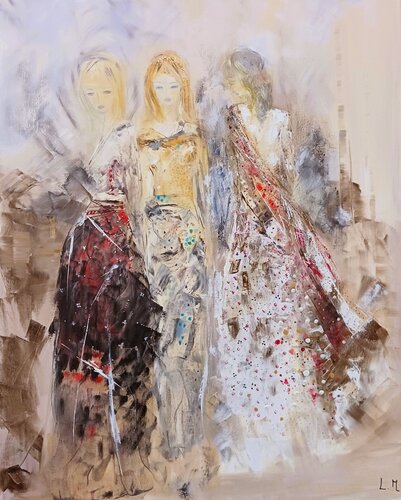 ELLES di LYDIE MASSOU, Pittura in vendita su Singulart