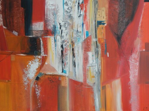Les couleurs de Venise van LYDIE MASSOU, Schilderij te koop op Singulart