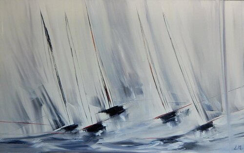 Le départ di LYDIE MASSOU, Pittura in vendita su Singulart