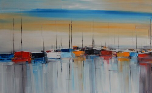 Sous un rayon de soleil di LYDIE MASSOU, Pittura in vendita su Singulart