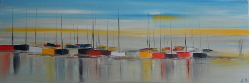 S'attarder un instant di LYDIE MASSOU, Pittura in vendita su Singulart