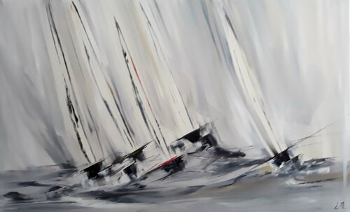 S'échapper di LYDIE MASSOU, Pittura in vendita su Singulart