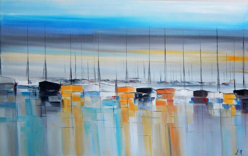 Un temps incertain di LYDIE MASSOU, Pittura in vendita su Singulart