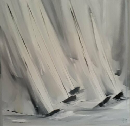 Sailing II di LYDIE MASSOU, Pittura in vendita su Singulart