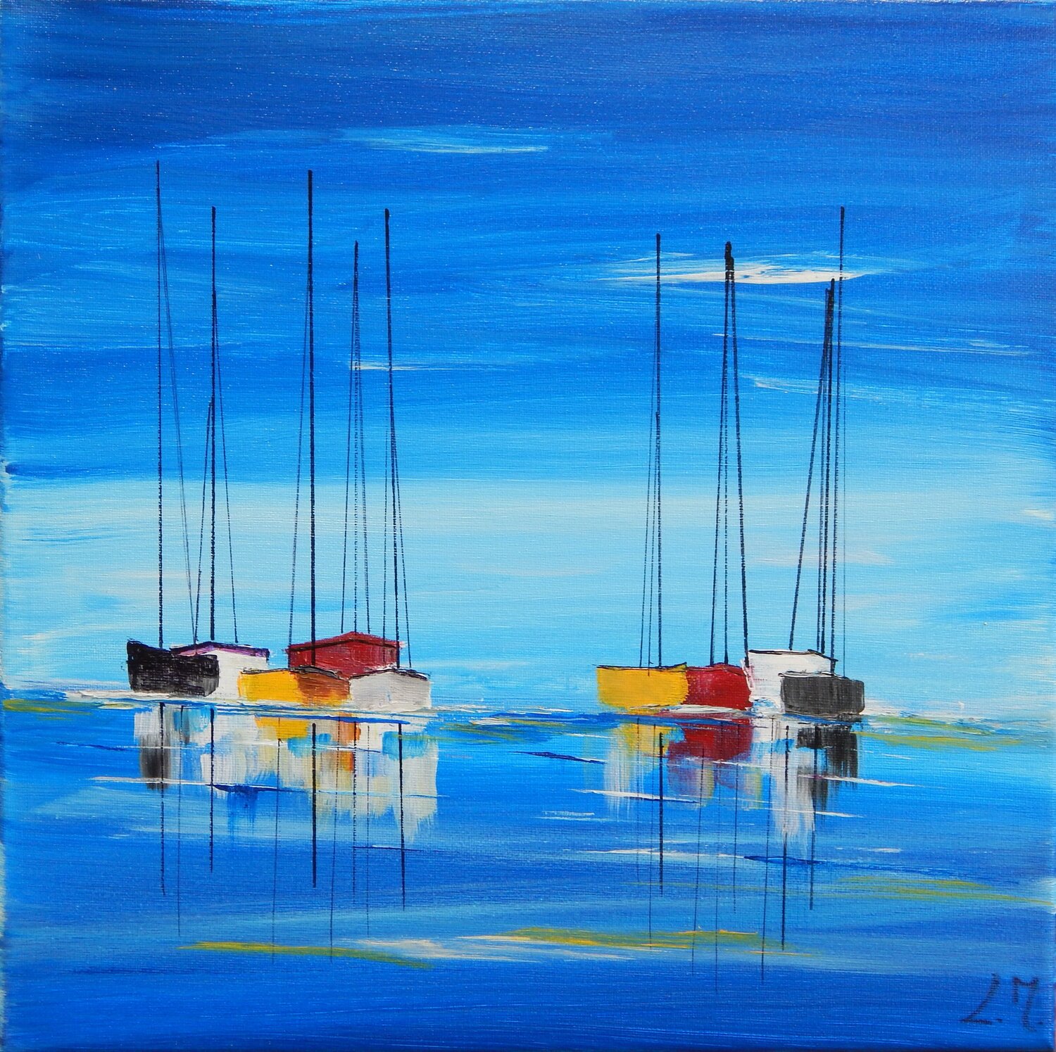 Mer bleue LYDIE MASSOU