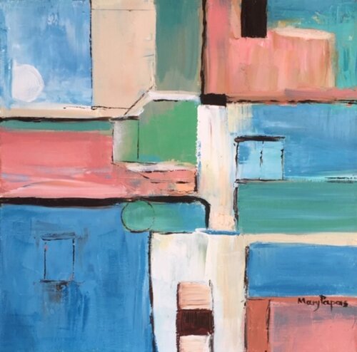 Crossroads van Mary Papas, Schilderij te koop op Singulart