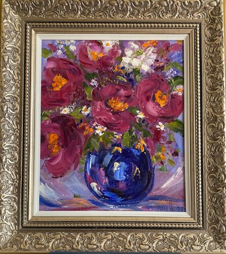 Spring Blossoms in a Vase von Mary Papas, Malerei kaufen auf Singulart
