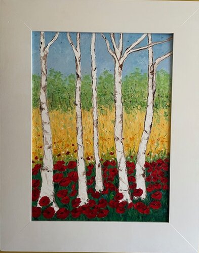 A Splash of Poppies von Mary Papas, Malerei kaufen auf Singulart
