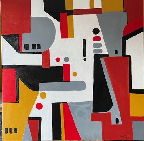 Block 1959 by Mary Papas, Painting for Sale on Singulart
