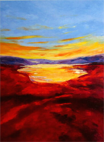 Golden Lake von Mary Papas, Malerei kaufen auf Singulart