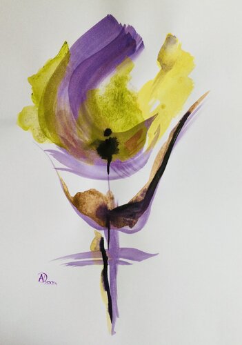 Sound of water. by Ana Asavei Pietraru, Work on Paper for Sale on Singulart